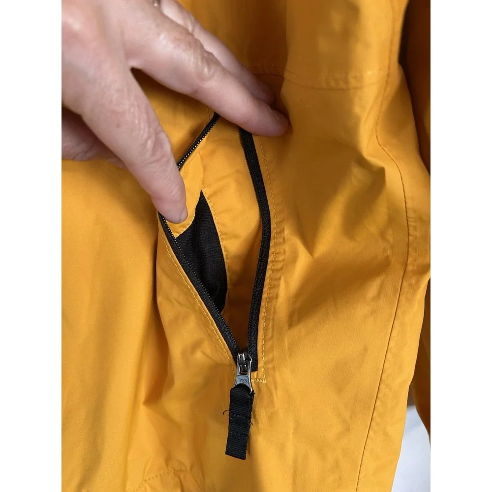 The North Face Jacket - Boys L (14/16) - Zip Black Yellow DryVent Fleece Lined